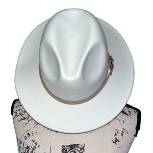 White fedora hat